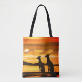 Sighthounds - Windhund Sunrise Tasche (Vorderseite)