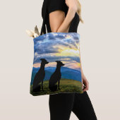 Sighthounds - Windhund Sunset Tasche (Von Nahem)