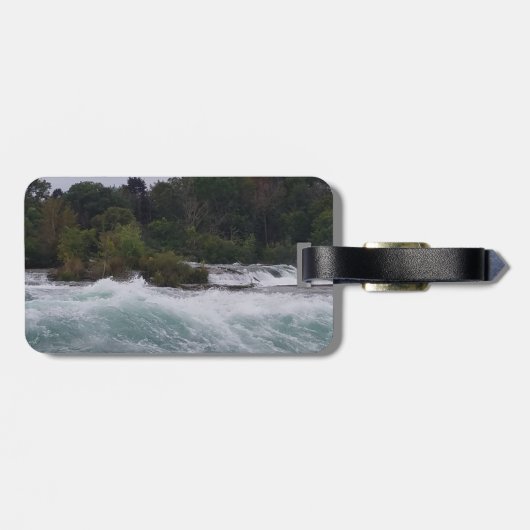 Sightseeing in Niagara Falls Gepäckanhänger (Rückseite horizontal)