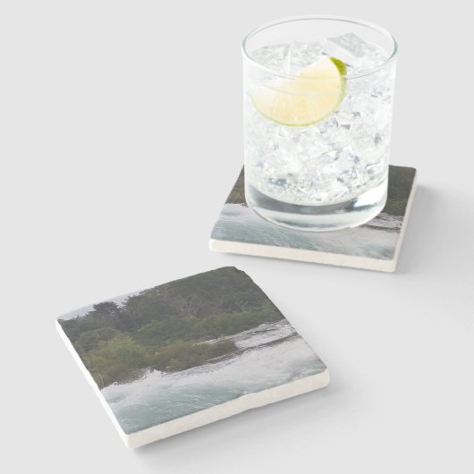 Sightseeing in Niagara Falls Steinuntersetzer (Seitenansicht)