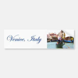 Sightseeing mit Gondel Venedig Italien Autoaufkleber