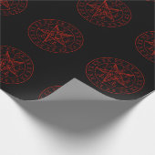 Sigil Baphomet dreifachen Mondes und sigil von Geschenkpapier (Ecke)