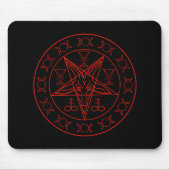 Sigil Baphomet dreifachen Mondes und sigil von Mousepad (Vorne)