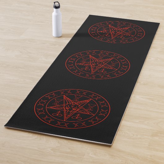 Sigil Baphomet dreifachen Mondes und sigil von Yogamatte (Beispiel)