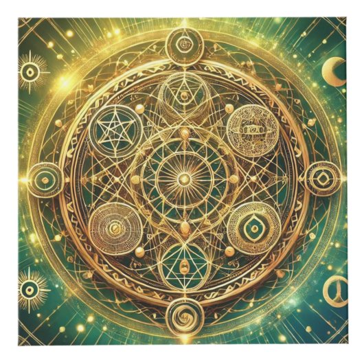 Sigil Cube für Wohlstand Würfel (Vorderseite)