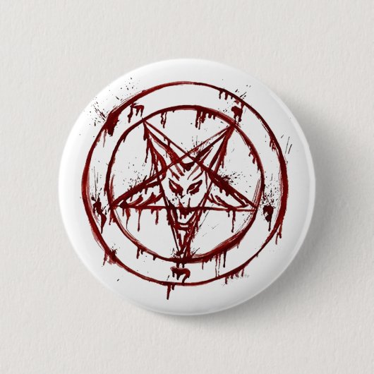 Sigil mit Ziegenkopf Button (Vorderseite)