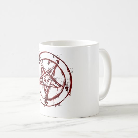 Sigil mit Ziegenkopf Kaffeetasse (VorderseiteRechts)