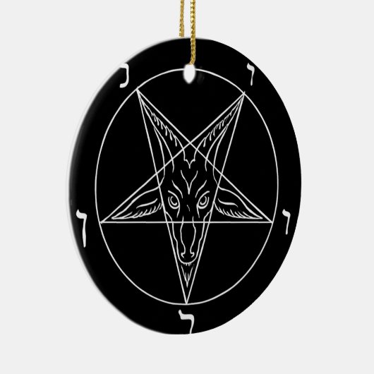 Sigil of Baphomet Keramik Ornament (Rechts)
