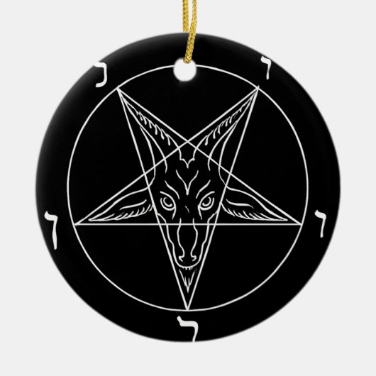 Sigil of Baphomet Keramik Ornament (Vorne)
