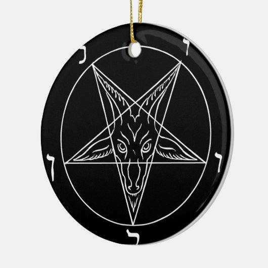 Sigil of Baphomet Keramik Ornament (Links)