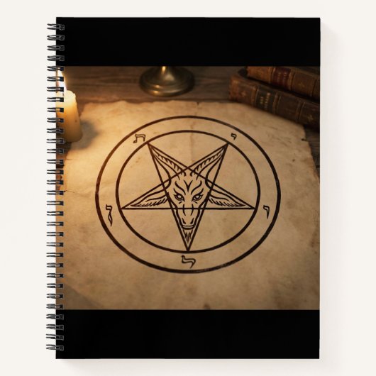 Sigil of Baphomet Notebook Notizblock (Vorderseite)