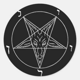 Sigil of Baphomet Runder Aufkleber