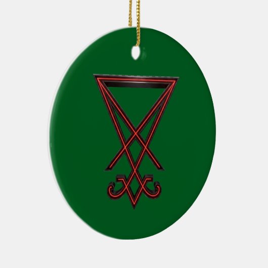 Sigil of Lucifer Keramik Ornament (Rechts)
