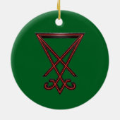 Sigil of Lucifer Keramik Ornament (Hinten)
