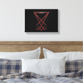 Sigil of Lucifer Leinwanddruck (Insitu (Schlafzimmer))