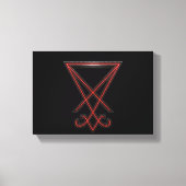 Sigil of Lucifer Leinwanddruck (Vorderseite)