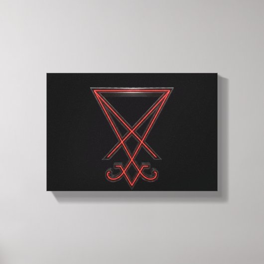 Sigil of Lucifer Leinwanddruck (Vorderseite)