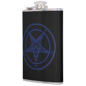 Sigil von Baphomet (BLAU) Flachmann (Links)