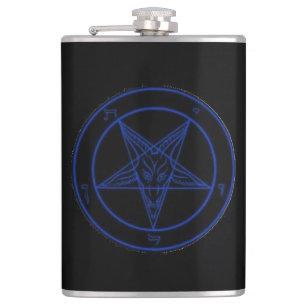Sigil von Baphomet (BLAU) Flachmann