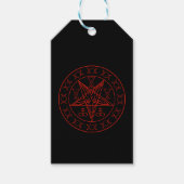 Sigil von Baphomet dreifach mond und sigil lucifer Geschenkanhänger (Vorderseite)