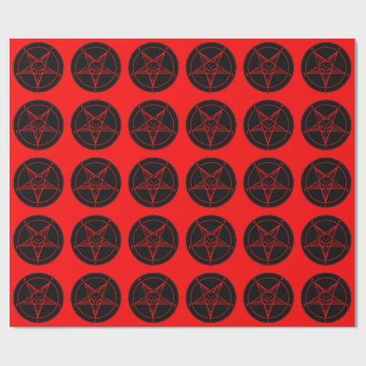 SIGIL von BAPHOMET Geschenkpapier (Flach)