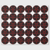SIGIL von BAPHOMET Geschenkpapier (Flach)