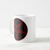 SIGIL VON BAPHOMET KAFFEETASSE (Vorderseite Links)