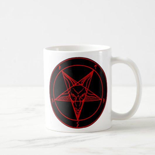 SIGIL VON BAPHOMET KAFFEETASSE (Rechts)