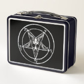 Sigil von Baphomet Metall Brotdose (Vorderseite)