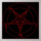 Sigil von Baphomet Poster (Vorne)