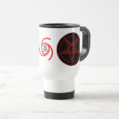 SIGIL VON BAPHOMET REISEBECHER (VorderseiteRechts)