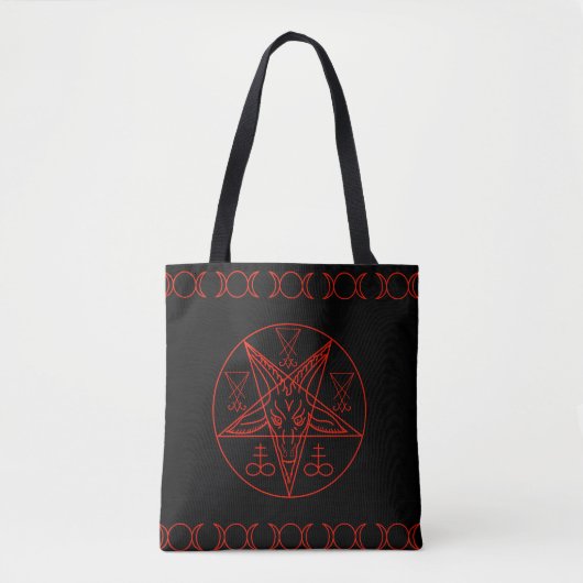 Sigil von Baphomet, Sigil von Lucifer und Tasche (Vorderseite)