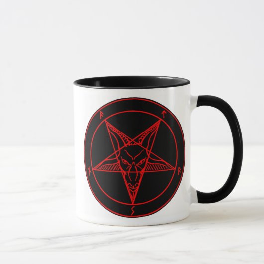 SIGIL von BAPHOMET Tasse (Rechts)