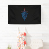 Sigil von Baphomet-Ziege von Mendes Satan Dark Got Banner (Insitu)