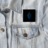 Sigil von Baphomet-Ziege von Mendes Satan Dark Got Button (Beispiel)