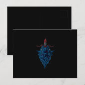 Sigil von Baphomet-Ziege von Mendes Satan Dark Got Einladungspostkarte (Vorne/Hinten)