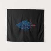 Sigil von Baphomet-Ziege von Mendes Satan Dark Got Wandteppich (Vorderseite (Horizontal))