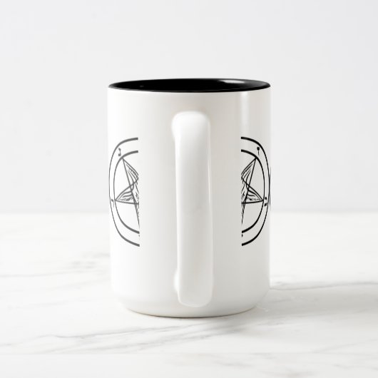 SIGIL VON BAPHOMET ZWEI-TON TASSE (Henkel)