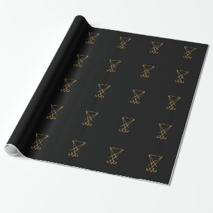 Sigil von Lucifer- A Symbol von Satanism Geschenkpapier