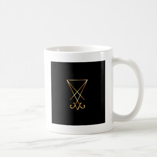 Sigil von Lucifer- A Symbol von Satanism Kaffeetasse (Rechts)