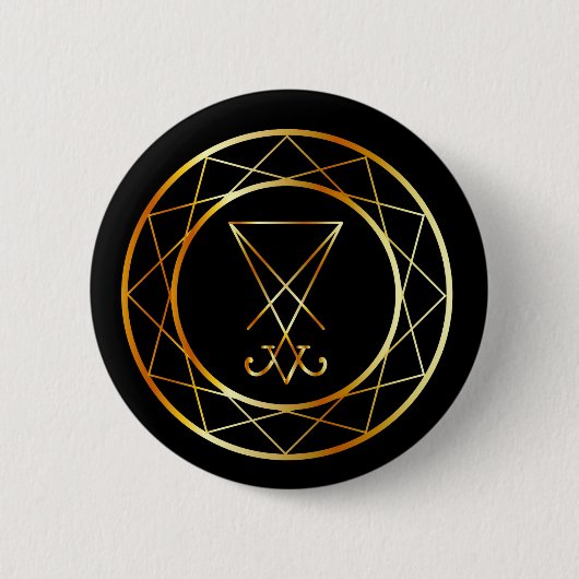 Sigil von Lucifer Button (Vorderseite)