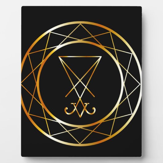 Sigil von Lucifer Fotoplatte (Vorderseite)