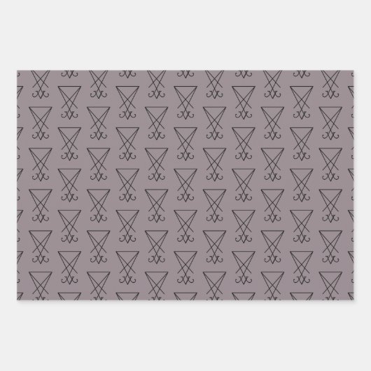 Sigil von Lucifer Geschenkpapier Set (Vorderseite 2)