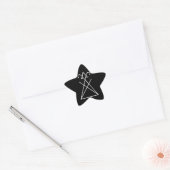 Sigil von Lucifer Morningstar Star Shaped Sticker (Umschlag)