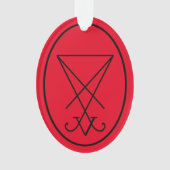 Sigil von Lucifer Ornament (Vorderseite)