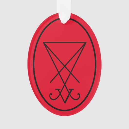 Sigil von Lucifer Ornament (Vorderseite)