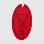 Sigil von Lucifer Ornament (Vorderseite)