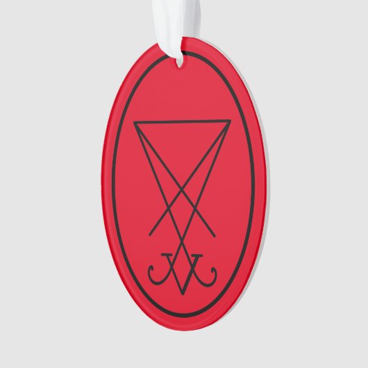 Sigil von Lucifer Ornament (Vorderseite)