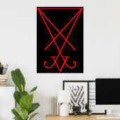 Sigil von Lucifer Poster (Heimbüro)
