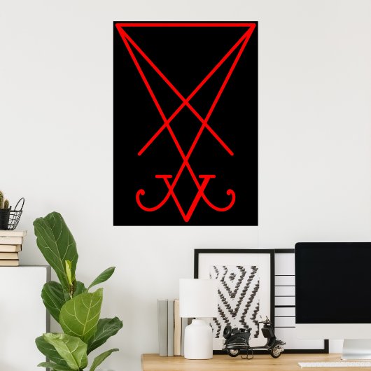 Sigil von Lucifer Poster (Heimbüro)